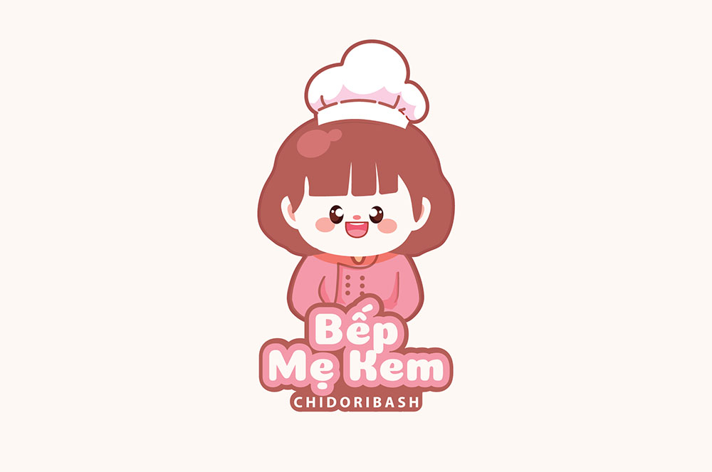 THIẾT KẾ LOGO ẨM THỰC BẾP MẸ KEM